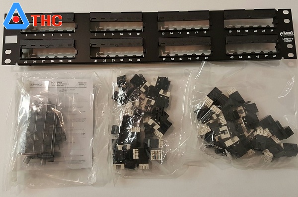 Patch panel 48 Port cat6 Commscope nhân rời